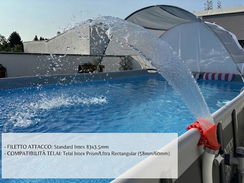 Fontana cascata piscina - ,
