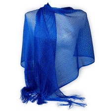 Stola blu elettrico elegante