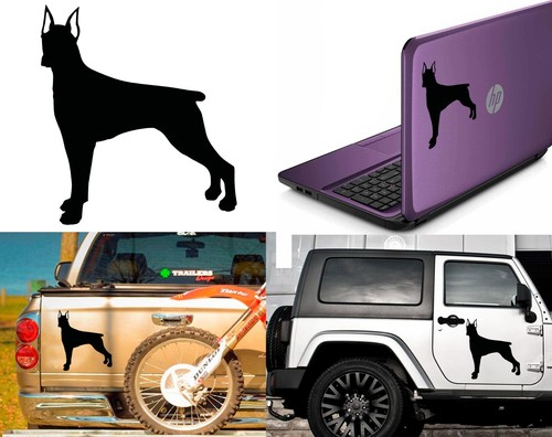Doberman adesivo vinile - doberman,, in
