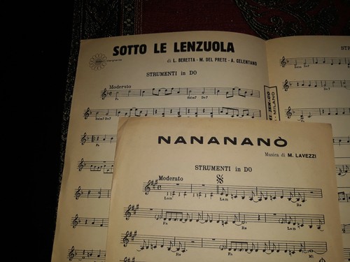 Spartiti musicali sciorti anni - spartiti,