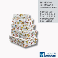 SET 5 SCATOLE SETTE NANI