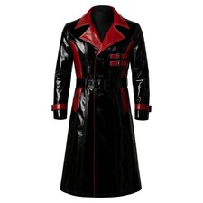 Trench coat uomo PVC vernice