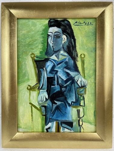 Dipinto olio cartone pablo - olio,