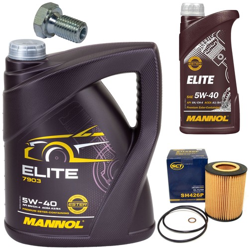 Olio motore set 5w40 litro - 5w40, 6