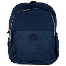 Zaino leggero blu da uomo donna in tela tecnico sport zainetto palestra viaggio