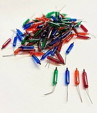 5 PZ LAMPADA PISELLINO 12 V LUCI BLU ARANCIO VIOLA VERDE ROSSO NATALE PRESEPE