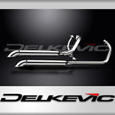 SILENZIATORE PERSONALIZZATO YAMAHA XV125 XV250 VIRAGO 88-17 SCARICO COMPLETO 2-2 550mm