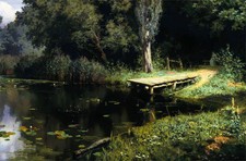 Dipinto olio Polenov Vasilij