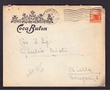 Busta Commerciale Bologna Distilleria Coca Buton Cognac 1946 KYA484