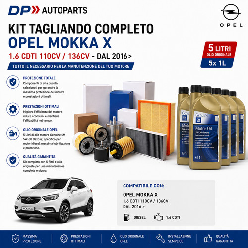 Kit tagliando opel - kit, mokka