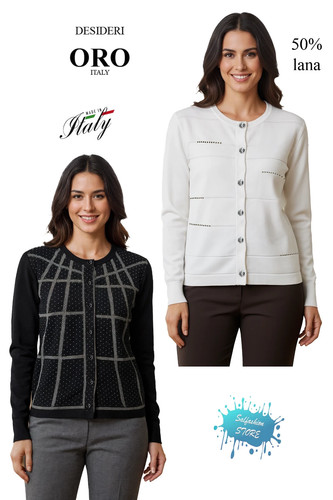 Cardigan donna scollo coreana