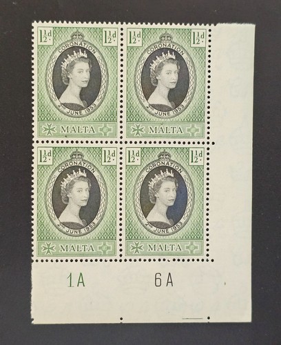 Malta 1953 qeii incoronazione - qeii,