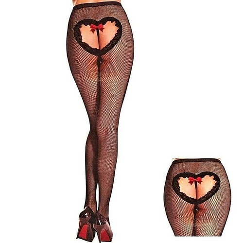 Collant calze rete cuore - cuore, e