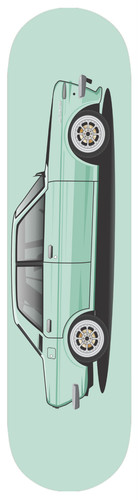 Car art datsun 510 - art, skateboard