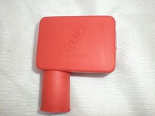 Cuffia rossa copri morsetto - morsetto, sx