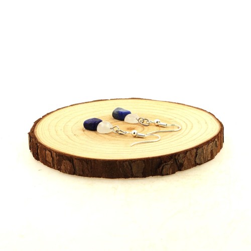 Orecchini perle lapis lazuli - orecchini,