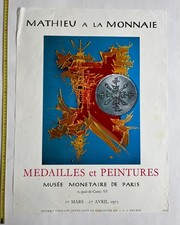 Georges Mathieu à la monnaie