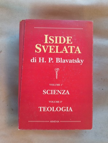 Blavatsky iside svelata volume - svelata,