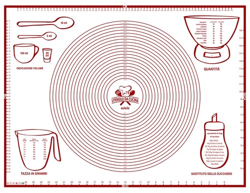 Spianatoia per impastare 80x60 - impastare,