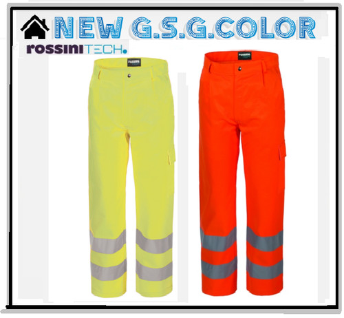 Alta visibilità pantaloni - alta,