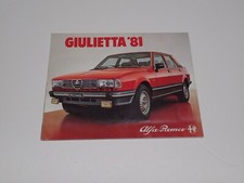 ALFA ROMEO GIULIETTA '81