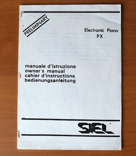 Siel manuale istruzioni - siel, px