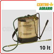 Pompa in rame a spalla 10 lt irroratore nebulizzatore irroratrice per verderame