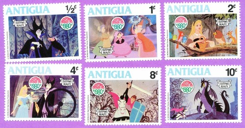 Francobollo antigua set corto - set,
