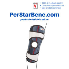 Ginocchiera Genutonic elastica aperta con stecche a spirale TO3118 Tenortho