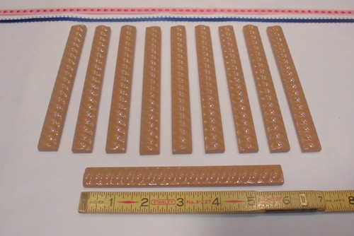 Pezzi marrone chiaro - 10, chiaro*