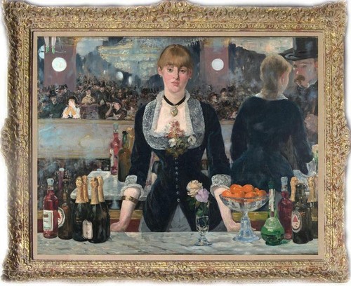 Antico dipinto olio fatto - , a