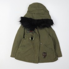 Cappotto parka verde Zara