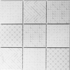 Mosaico Geo Bianco Specchio