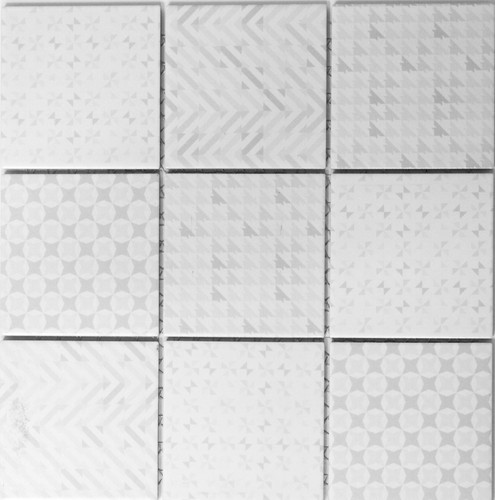 Mosaico geo bianco - geo,