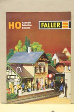 catalogo faller ho modellismo ferroviario plastico locomotiva stazione treno