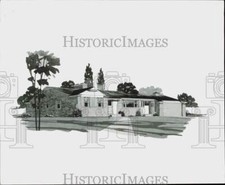 1963 Press Photo Architect's