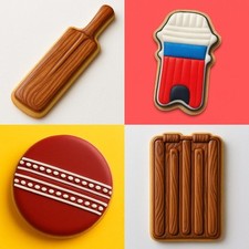 Set 4 tagliabiscotti da cricket