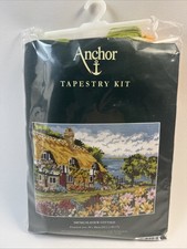 Ancoraggio "Seaview Cottage" paesaggio naturale vintage kit punto croce nuovo #MR7002