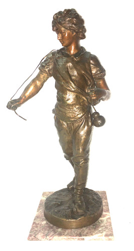 Statue régule dessus de - en,