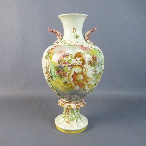 Vaso ceramica crackle - vaso, crackle’
