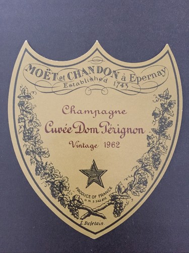 Une étiquette champagne - de,