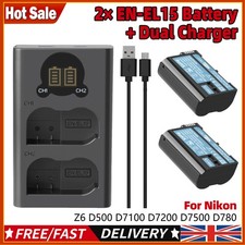 2x EN-EL15 batteria e LCD