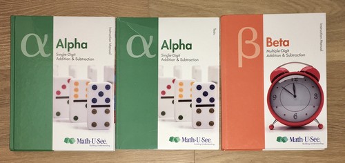 Math see alpha test book - alpha,