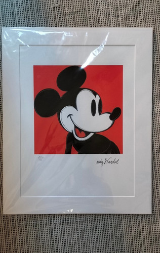 Andy warhol mickey mouse - mickey, rosso