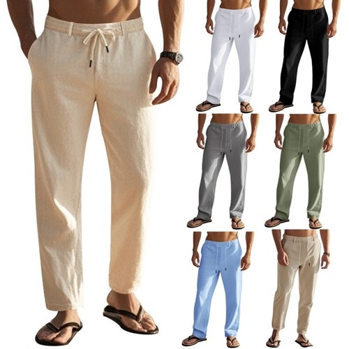 Pantalone uomo casual elastico