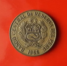 1 SOL DE ORO 1966 PERÙ [K309]