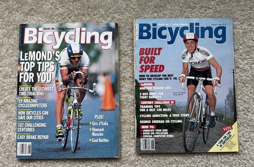 Two vintage bicycling - (2),
