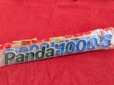 FIAT PANDA 1000S 1000 S LOGO SIGLA EMBLEMA FREGIO STEMMA SCRITTA BADGE TARGA