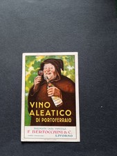 Cart. pubblicitaria Vino Aleatico Portoferraio-Bertocchini. Viaggiata 1936.
