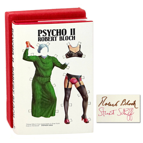 Psycho robert bloch signed - 2,, bloch.